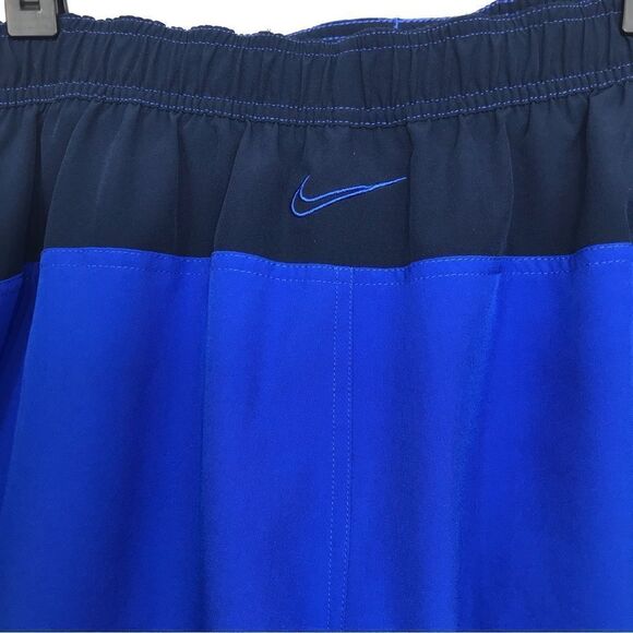 Nike Cobalt Blue Black Swim Trunks - Picture 9 of 16